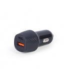 Gembird 2-port USB car fast charger TA-U2QC3-CAR-02