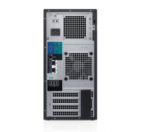 Dell PowerEdge T140 Tower, Intel Xeon, E-2234, 3.46 GHz, 8 MB, 8T, 4C, UDIMM DDR4, 2666 MHz, No RAM, No HDD, Up to 4 x 3.5", PERC H330, Single Cabled, Power supply 365 W, iDRAC9 Express, No Rails, No OS, Warranty Basic Onsite 36 month(s)