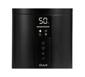 Duux | Beam Mini Smart | Humidifier Gen 2 | Air humidifier | 20 W | Water tank capacity 3 L | Suitable for rooms up to 30 m² | Ultrasonic | Humidification capacity 300 ml/hr | Black | m³