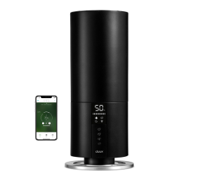 Duux | Humidifier Gen 2 | Beam Mini Smart | Air humidifier | 20 W | Water tank capacity 3 L | Suitable for rooms up to 30 m² | Ultrasonic | Humidification capacity 300 ml/hr | Black