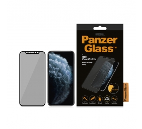 PanzerGlass | P2666 | Screen protector | Apple | iPhone X/Xs/11 Pro | Tempered glass | Black | Confidentiality filter; Full frame coverage; Anti-shatter film (holds the glass together and protects against glass shards in case of breakage); Case Friendly –