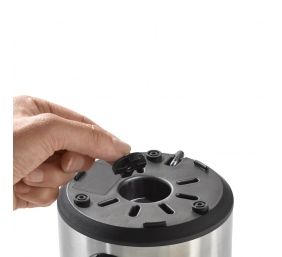 Caso Crema & Choco Milk frother, LED Display, 360° base station, Inox | Caso | Crema & Choco Milk frother | 01666 | 0,35 L | 500 W | Black
