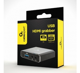 Gembird | USB HDMI grabber, 4K, pass-through HDMI | UHG-4K2-01