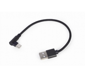 Gembird | Angled USB Type-C charging and data cable | CC-USB2-AMCML-0.2M