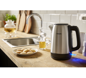 Philips Daily Collection HD9350/90 Elektrinis virdulys, 1.7 L, 2200 W, Sidabrinė/Juoda