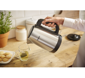 Philips Daily Collection HD9350/90 Elektrinis virdulys, 1.7 L, 2200 W, Sidabrinė/Juoda