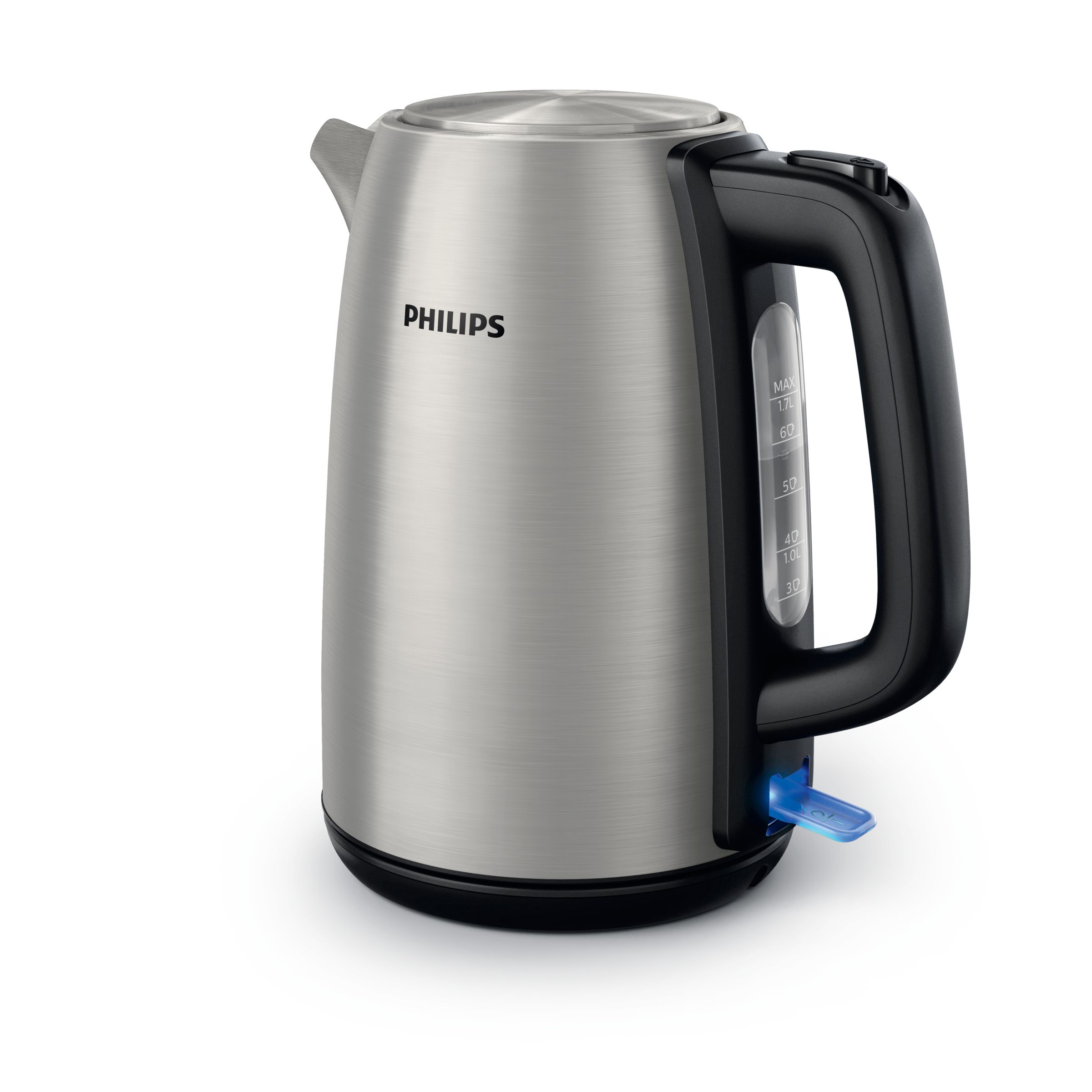 Philips | Kettle | HD9351/90 | Electric | 2200 W | 1.7 L | Stainless steel | 360° rotational base | Stainless steel