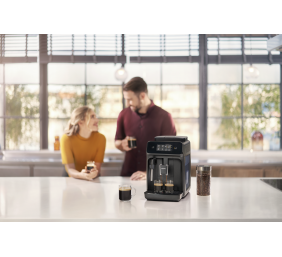 Philips | Coffee maker Series 1200 | EP1220/00 | Pump pressure 15 bar | Built-in milk frother | Fully automatic | 1500 W | Black