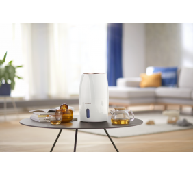 Philips | HU2716/10 | Humidifier | 17 W | Water tank capacity 2 L | Suitable for rooms up to 32 m² | NanoCloud evaporation | Humidification capacity 200 ml/hr | White