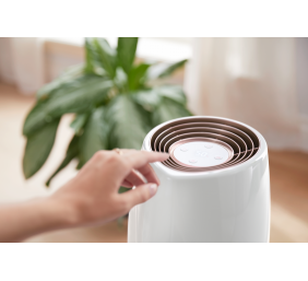 Philips | HU2716/10 | Humidifier | 17 W | Water tank capacity 2 L | Suitable for rooms up to 32 m² | NanoCloud evaporation | Humidification capacity 200 ml/hr | White