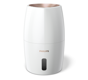 Philips | HU2716/10 | Humidifier | 17 W | Water tank capacity 2 L | Suitable for rooms up to 32 m² | NanoCloud evaporation | Humidification capacity 200 ml/hr | White