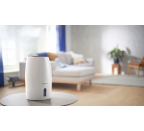 Philips | HU2716/10 | Humidifier | 17 W | Water tank capacity 2 L | Suitable for rooms up to 32 m² | NanoCloud evaporation | Humidification capacity 200 ml/hr | White