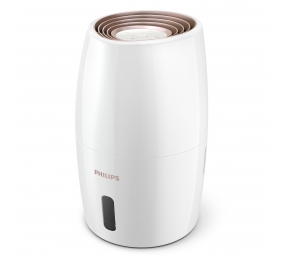 Philips | HU2716/10 | Humidifier | 17 W | Water tank capacity 2 L | Suitable for rooms up to 32 m² | NanoCloud evaporation | Humidification capacity 200 ml/hr | White