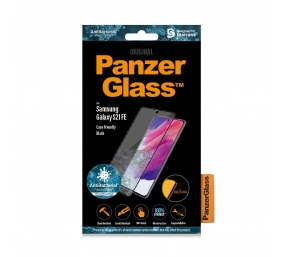 PanzerGlass | Samsng | Galaxy S21 FE CF | Hybrid glass | Black | Antibacterial; Works with in-screen fingerprint reader; Full frame coverage; Rounded edges | Screen Protector