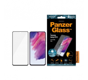 PanzerGlass | Samsng | Galaxy S21 FE CF | Hybrid glass | Black | Antibacterial; Works with in-screen fingerprint reader; Full frame coverage; Rounded edges | Screen Protector