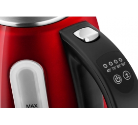 ETA | Kettle | Ela Digi ETA959890010 | Electric | 2200 W | 1.7 L | Stainless steel | 360° rotational base | Red