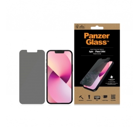 PanzerGlass | Apple | iPhone 13 Mini | Tempered glass | Black | Crystal clear; Resistant to scratches and bacteria; Shock absorbing; Easy to install | Privacy Screen Protector