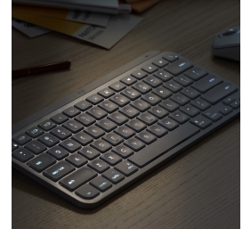 Bevielė klaviatūra Logitech MX Keys Mini For Business, US, Grafitas
