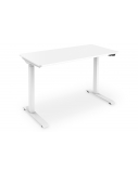 Electric Height Adjustable Desk | 73 - 123 cm | Maximum load weight 50 kg | Metal | White