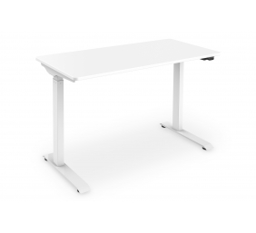 Electric Height Adjustable Desk | 73 - 123 cm | Maximum load weight 50 kg | Metal | White
