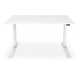 Electric Height Adjustable Desk | 73 - 123 cm | Maximum load weight 50 kg | Metal | White