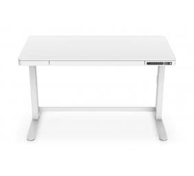 Electric Height Adjustable Desk | 72 - 121 cm | Maximum load weight 50 kg | Metal | White