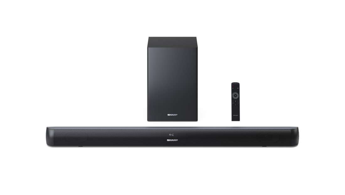 Sharp HT-SBW202 2.1 Soundbar with Wireless Subwoofer for TV above 40", HDMI ARC/CEC, Aux-in, Optical, Bluetooth, 92cm, Black | Sharp | TV SoundBar with Wireless Subwoofer | HT-SBW202 | Black | No | AUX in | Bluetooth | 200 W | Wireless connection
