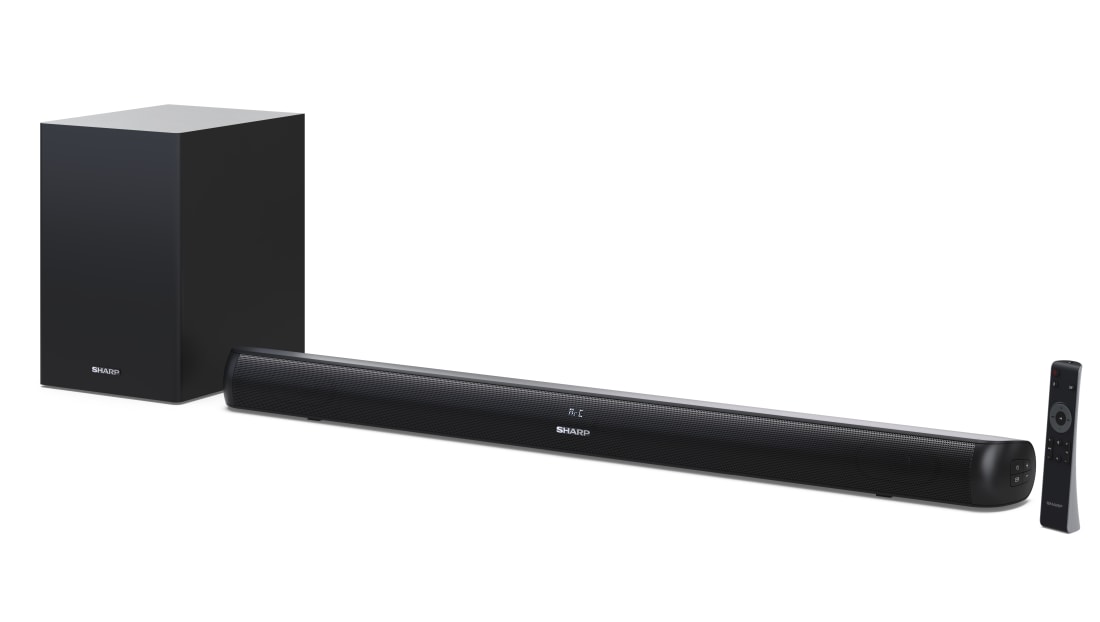 Sharp HT-SBW202 2.1 Soundbar with Wireless Subwoofer for TV above 40", HDMI ARC/CEC, Aux-in, Optical, Bluetooth, 92cm, Black | Sharp | TV SoundBar with Wireless Subwoofer | HT-SBW202 | Black | No | AUX in | Bluetooth | 200 W | Wireless connection