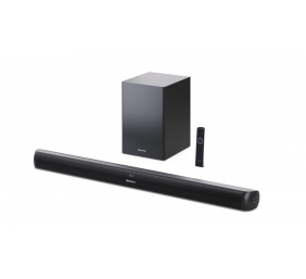 Sharp HT-SBW202 2.1 Soundbar with Wireless Subwoofer for TV above 40", HDMI ARC/CEC, Aux-in, Optical, Bluetooth, 92cm, Black Sharp | TV SoundBar with Wireless Subwoofer | HT-SBW202 | AUX in | Bluetooth | Black | 200 W | No | Wireless connection