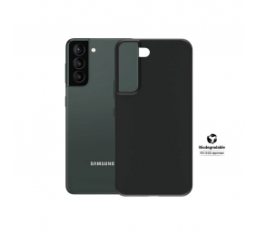 PanzerGlass Biodegradable Case Samsung Galaxy S22+ Bio-based plastic Black 100% Compostable. Contains wood material. Sleek black design. Compatible with wireless charging