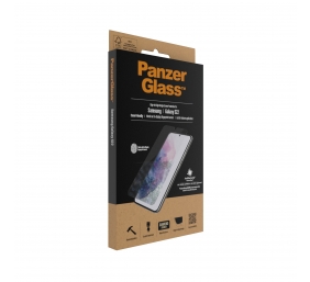 PanzerGlass | Samsung | Galaxy S22 | Tempered glass | Transparent | Case friendly. Compatible with ultrasonic fingerprint sensor. 100 % touch sensitivity. Antibacterial (ISO 22196 certified & JIS 22810 approved) | Screen Protector