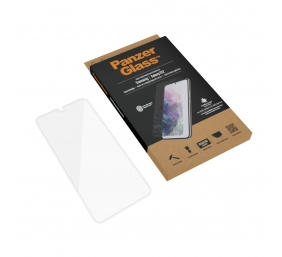 PanzerGlass | Samsung | Galaxy S22 | Tempered glass | Transparent | Case friendly. Compatible with ultrasonic fingerprint sensor. 100 % touch sensitivity. Antibacterial (ISO 22196 certified & JIS 22810 approved) | Screen Protector