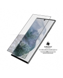 PanzerGlass | Samsung | Galaxy S22 Ultra | Tempered glass | Black | Case friendly. Compatible with ultrasonic fingerprint sensor. 100 % touch sensitivity. Antibacterial (ISO 22196 certified & JIS 22810 approved) | Screen Protector