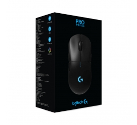Logitech G PRO Belaidė žaidimų pelė, RF Wireless, 25600 DPI, Juoda