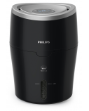 Philips | HU4813/10 | Humidifier | Water tank capacity 2 L | Suitable for rooms up to 44 m² | Natural evaporation process | Humidification capacity 300 ml/hr | Black