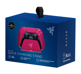 Greitojo įkrovimo stotelė Razer RC21-01900300-R3M1 žaidimų valdymo pultui PS5, Raudona
