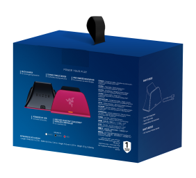 Greitojo įkrovimo stotelė Razer RC21-01900300-R3M1 žaidimų valdymo pultui PS5, Raudona