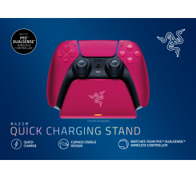 Razer Universal Quick Charging Stand for PlayStation 5, Cosmic Red | Razer | Universal Quick Charging Stand for PlayStation 5
