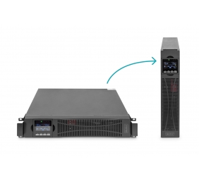 Digitus | OnLine UPS | OnLine UPS Module DN-170106, 6000VA, 6000W, 2U, 1x USB 2.0 type B, 1x RS232, LCD, LED, Pure Sine Wave, 440x86.5x620mm, 14kg | 6000 VA | 6000 W | V