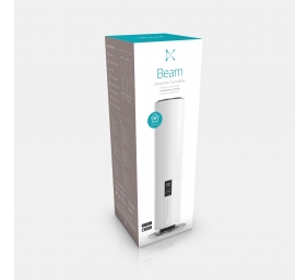 Duux | Beam Smart Ultrasonic Humidifier, Gen2 | Air humidifier | 27 W | Water tank capacity 5 L | Suitable for rooms up to 40 m² | Ultrasonic | Humidification capacity 350 ml/hr | White