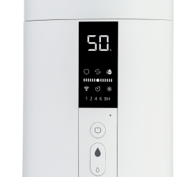 Duux | Beam Smart Ultrasonic Humidifier, Gen2 | Air humidifier | 27 W | Water tank capacity 5 L | Suitable for rooms up to 40 m² | Ultrasonic | Humidification capacity 350 ml/hr | White
