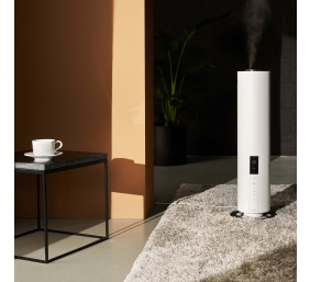 Duux | Beam Smart Ultrasonic Humidifier, Gen2 | Air humidifier | 27 W | Water tank capacity 5 L | Suitable for rooms up to 40 m² | Ultrasonic | Humidification capacity 350 ml/hr | White | m³