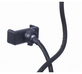 Gembird Selfie ring light with phone holder | Gembird | Selfie ring light with phone holder | LED-RING4-PH-01 | ABS + metal | LED ring diameter: 3.5''. Flexible arms for both phone holder & selfie ring. Practical buttons to change light intensity, color (