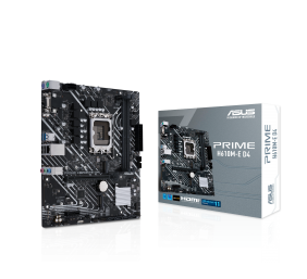 Asus PRIME H610M-E D4 Processor family Intel Processor socket  LGA1700 DDR4 DIMM Memory slots 2 Supported hard disk drive interfaces 	SATA, M.2 Number of SATA connectors 4 Chipset Intel H610 mATX
