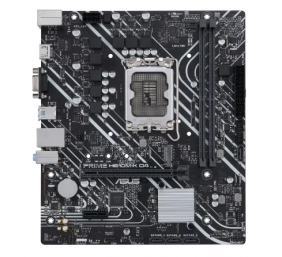 Asus | PRIME H610M-K D4 | Processor family Intel | Processor socket  LGA1700 | DDR4 DIMM | Memory slots 2 | Supported hard disk drive interfaces SATA, M.2 | Number of SATA connectors 4 | Chipset Intel H610 | mATX