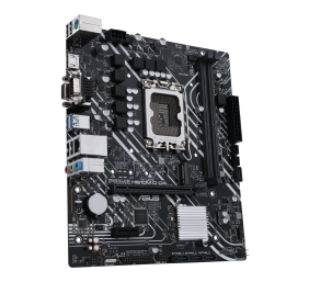Asus | PRIME H610M-D D4 | Processor family Intel | Processor socket  LGA1700 | DDR4 DIMM | Memory slots 2 | Supported hard disk drive interfaces 	SATA, M.2 | Number of SATA connectors 4 | Chipset Intel H610 | mATX