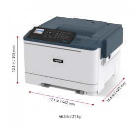 Xerox C310 A4 colour printer 33ppm. Duplex, network, wifi, USB, 250 sheet paper tray