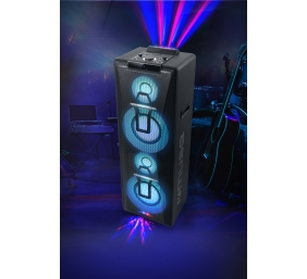Muse | Party Box Double Bluetooth CD Speaker | M-1990 DJ | 1000 W | Bluetooth | Black | Portable | Wireless connection