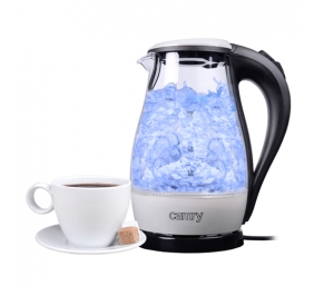Camry | CR 1251 | Standard kettle | 2000 W | 1.7 L | Glass | 360° rotational base | Glass/Black