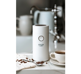Adler | Coffee Mill | AD 4446ws | 150 W | Coffee beans capacity 75 g | White